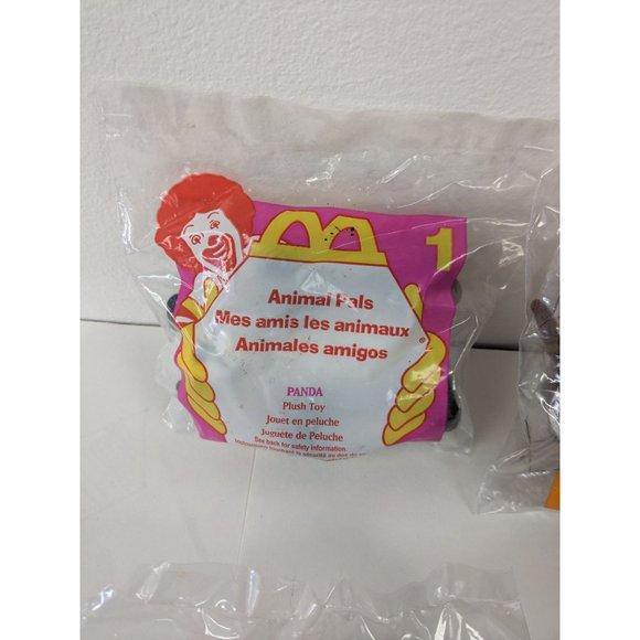 McDonald's Animal Pals Toys From 1997 Sealed Bag Set of 8 - Picture 2 of 10
